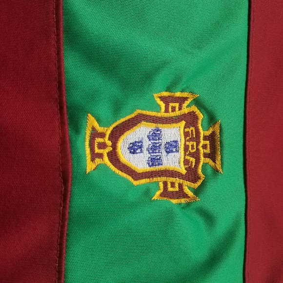 Cristiano Ronaldo Portugal International Jersey, Maroon/Gold, Men's Medium, - Picture 3 of 8